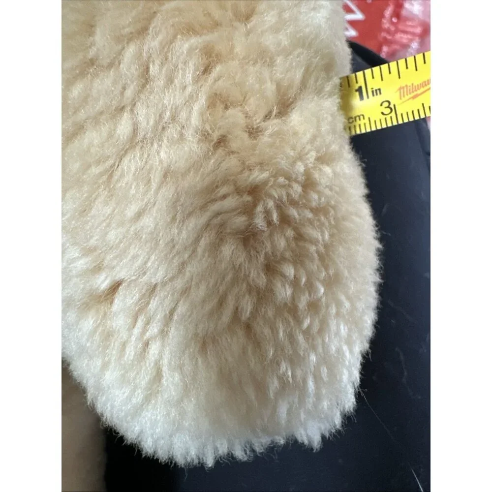 19” Vintage Petkin Jointed Teddy Bear Growler England Leather Nose‎ Blonde Soft